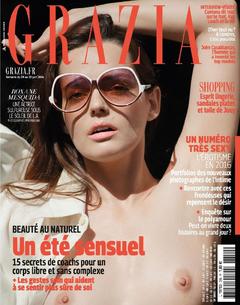 Roxane Mesquida topless for magazine