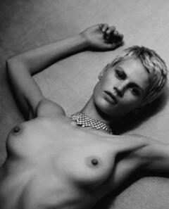 Saskia de Brauw topless for Vogue magazine - September 2015