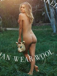Alicia Silverstone posing naked for PETA