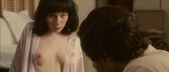 Nora Von Waldstatten shows her bare tit at Carlos