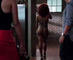 Kamille Leai shows her nude ass at Satisfaction