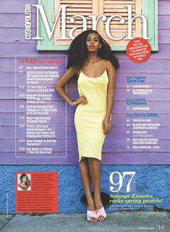 Solange Knowles – Cosmopolitan, USA - March 2014