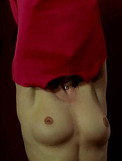 Italian actress Francesca Neri nude tits in Carne tremula