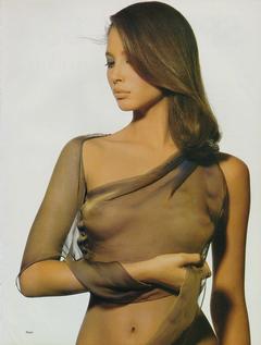 Christy Turlington in see through top