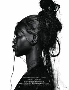 Ebony Adut Akech for Vogue Magazine, Japan - November 2019