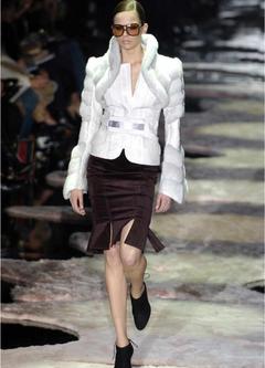 Elise Crombez at Gucci runway shows