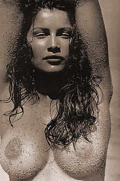 French actress Laetitia Casta nude boobs