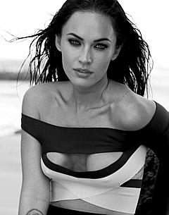 Megan Fox downblouse