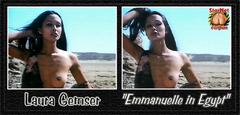 Laura Gemser topless in Velluto nero AKA Emanuelle in Egypt