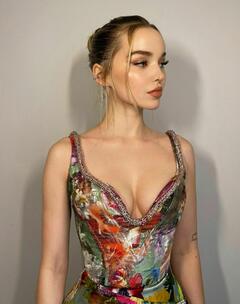 Dove Cameron sexy cleavage for Vogue - September 2021
