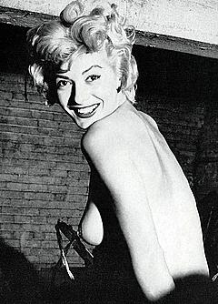 Audrey Wyatt topless black-&-white photo