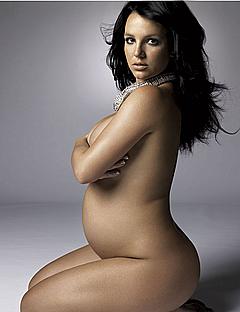 Pregnant Britney Spears naked