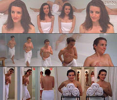 Kristin Davis topless at Sex and the City