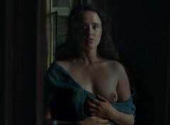 Maresi Riegner shows her nude tit at Monte Verita