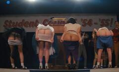 Marisa Davila, Tricia Fukuhara, Ari Notartomaso, Cheyenne Isabel Wells nude asses at Grease Rise of the Pink Ladies