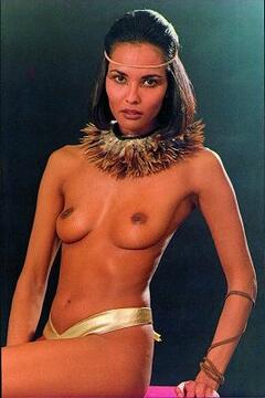 Indonesian-Dutch actress and model Laura Gemser topless photo