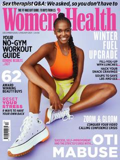 Otlile Mabuse sexy for Women’s Health December 2020-January 2021
