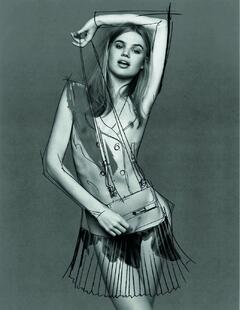 Milou Sluis nude in the FallWinter 2013-2014 from Sketch to Store Campaign for French Connection