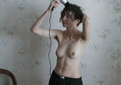 Alba Rohrwacher topless at Vergine giurata