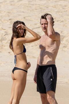 Kaia Gerber in bikini at the beach in Cabo - December 31, 2025