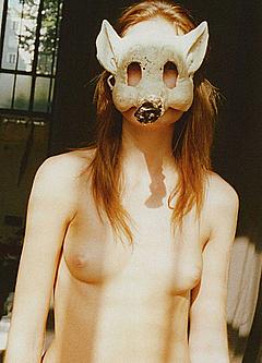 Irina Kulikova posing topless