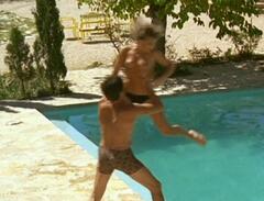 Romy Schneider topless at La Piscine