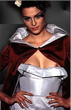Magali Amadei nipple slip runway photo