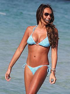 Tamara Ecclestone seen out on the beach in Dubai