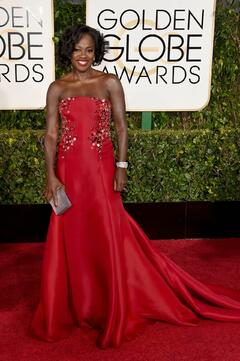 Viola Davis at 72nd Annual Golden Globe Awards in Beverly Hills