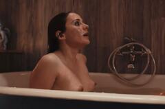 Margherita Mannino nude in a bathtub at L'Aurora