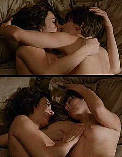 Valeria Cavalli & Silvia Rubino nude in lesbian scene from Mother of Tears