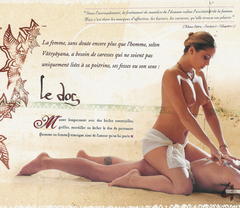 Clara Morgane topless massage man