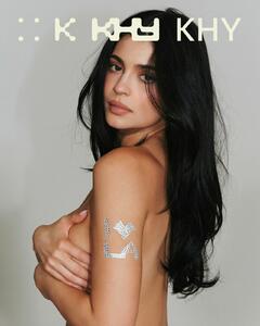 Kylie Jenner topless but covered - For Khy - April 14, 2026
