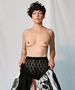 Milla Jovovich topless in POP Magazine
