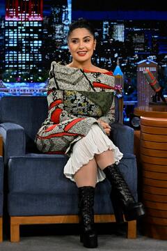 Salma Hayek - The Tonight Show Starring Jimmy Fallon in New York City