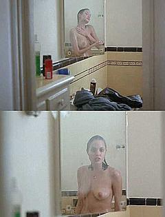 Angelina Jolie nude boobs in Mojave Moon