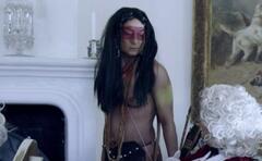 Lia Nicks topless at Les Fetes Galantes