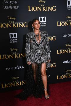 Beyonce at Disney's The Lion King premiere in Hollywood