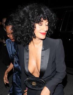 Tracee Ellis downblouse