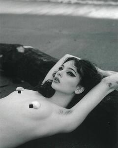 Deva Cassel topless with pasties