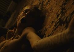 Hunter Schafer topless at Euphoria