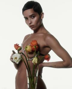 Zoe Kravitz topless for Pop Magazine Issue 42 - Spring-Summer 2020