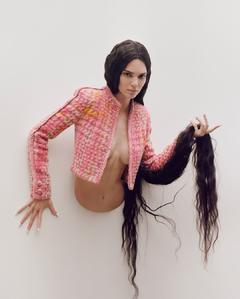 Kendall Jenner braless in GARAGE Magazine - March 2020