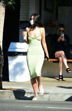 Eiza Gonzalez getting coffee in West Hollywood