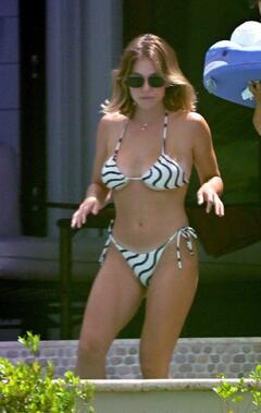 Sydney Sweeney seen in a bikini at her home in Florida - June 2024