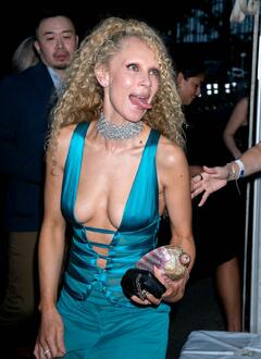 Juno Temple pokies and cleavage at Ted Lasso S4 Premiere-Outside Arrivals - August 04, 2026