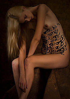 Emma Ishta nude shoot from Glasschord Magazine