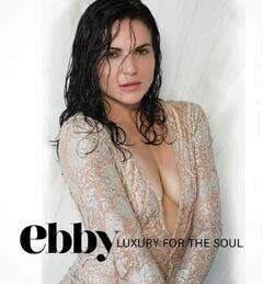 American actress Lana Parrilla sexy cleavage in Ebby Magazine Issue 5