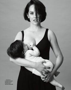 Noemie Merlant shows her bare boob in Madame Figaro - October 09, 2026