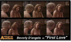 American actress Beverly D'Angelo naked at First Love